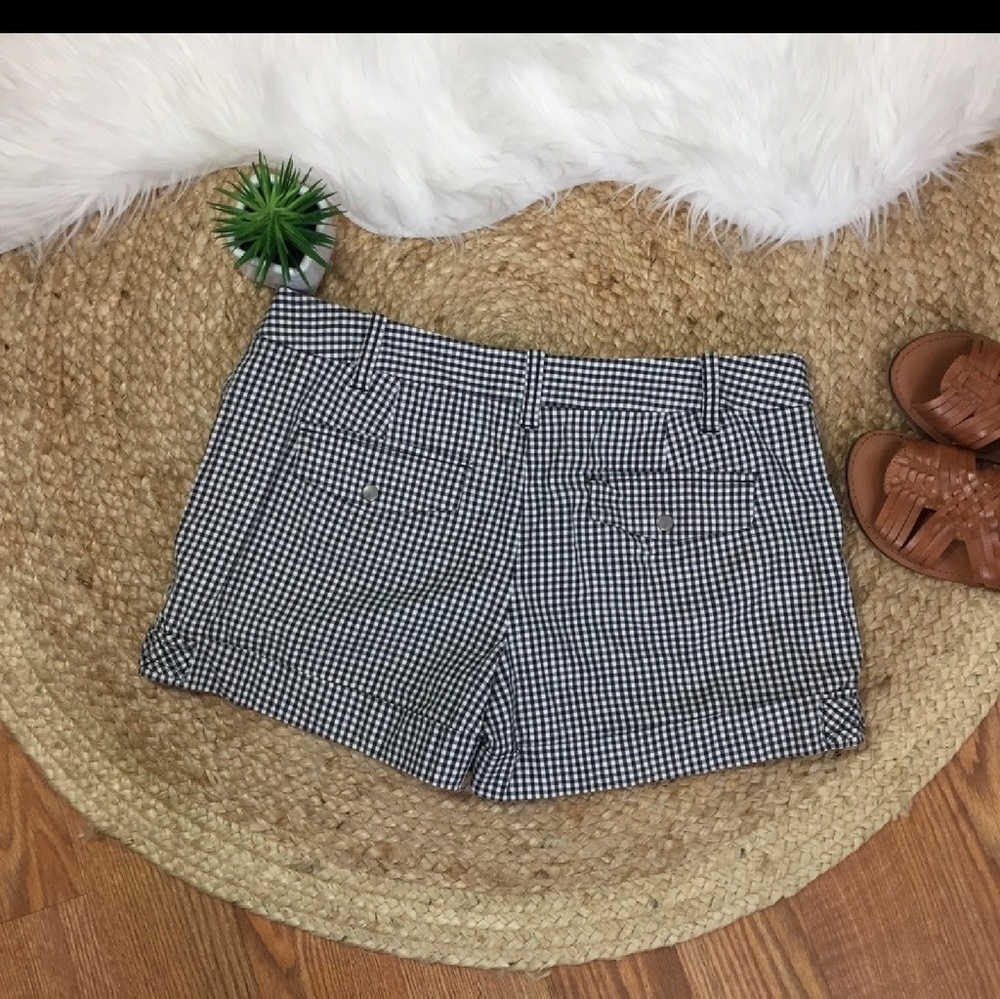 Loft Gingham Shorts Size 6
